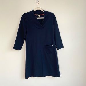 Tyler Boe V Neck Navy Casual Dress